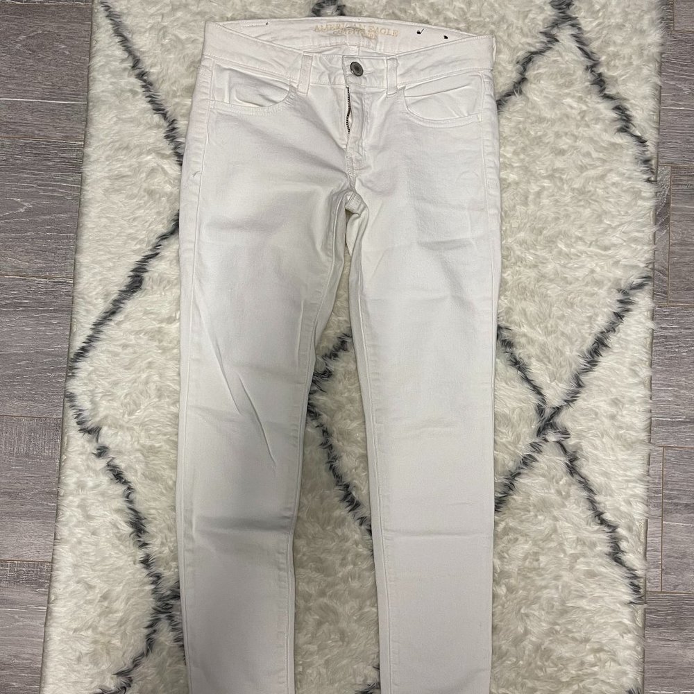 White American Eagle Jegging